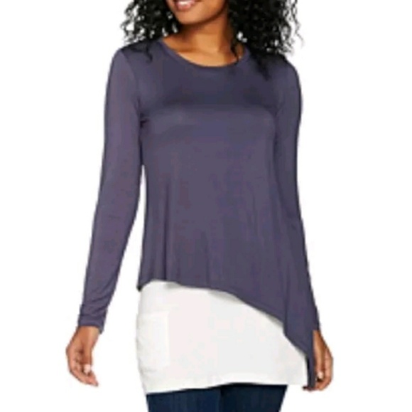 LOGO by Lori Goldstein Tops - LOGO by Lori Goldstein Asymmetric Top & Tank Set